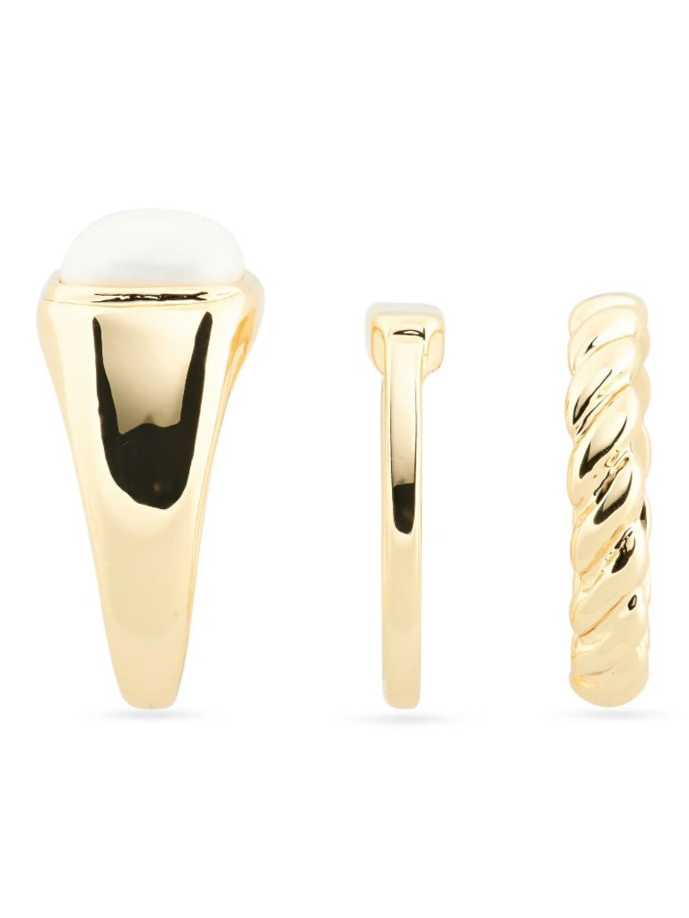 NORDSTROM RACK Set of 3 Casual Rings - Picture 2 of 6